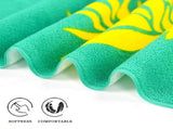 4 Pack Oversized Thin Beach Towels, Quick-Dry Swim Travel Towels for Adults, Poolside, Camping V1189-LC-AMZ-00281