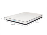 Dreamz Pocket Spring Mattress HD Foam Double MS1008-D-WH