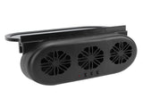 Solar Powered Car Exhaust Fan 5000RPM Air Circulation Vehicle Cooling Vent Fan with USB Interface V1294-YM0901-3113240150911