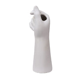 Table Vase White Color 10cm Long Ceramic Vases Decorative V1294-YM220927TW05-1-0421