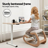 Artiss Kneeling Chair Ergonomic Posture Chair with Memory Foam Balance Stool for Home Office Gaming KCHAIR-G-02-BG
