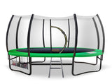 Kahuna 10 ft Springless Trampoline with Basketball Set TRM-KAH-ELA-10D-BB