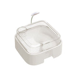 Desktop Mini Turtle Tank, Aquatic Habitat with Transparent Lid, Multi-Functional Tank for V1366-AZ2-W-11904