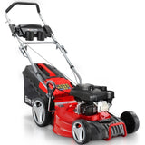 BAUMR-AG 18" 150cc Lawn Mower, 8 Heights, Steel Deck, Cup Holders, 4-Stroke Petrol Lawnmower - 730EX V219-MOWPPRBM18PA