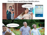 4 Pack Mini Door Window Home Security TY APP 2.4G WIFI Wireless Magnetic Sensor Anti-Theft V1294-YM0901-HS7020-4