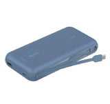 Belkin BoostCharge 20K mAh Power Bank With Integrated USB-C Cable - Blue , 30W, 2xUSB-C, V1202-V2-MPA-BPB024FQBL