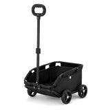 Black Foldable Pet Travel Wagon for Small Dogs - Lightweight and Portable V888-ELOSUNG15348
