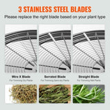Leaf Bowl Trimmer 19'' Manual Bud Trimmer with Stainless-Steel Blades V952-SDSCJ19YCBXGOPPNNV0