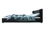 Artiss Bed Frame King Size with 4 Drawers Charcoal MILA AGATEPACKAGE-CHAR-K