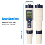 5 in 1 PH Meter Water Quality Monitor Tester Pen and one Bestway Surface Skimmer V201-DP88862