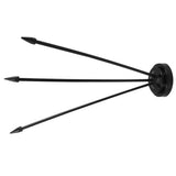 Lightweight Plastic Flag Holder Stand for Small Flags, Perfect Indoor and Outdoor Flagpole Accessory V1192-AZ-W-22441