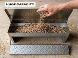 CARLA HOME Automatic Chicken Feeder Treadle - Galvanized Steel V178-36528