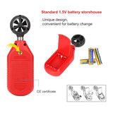 Portable UT363BT Digital Anemometer for Measure Wind Speed and Temperature by Bluetooth Red V1370-AZ4-20453