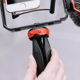 Vlogging Live Broadcast Led Selfie Light Video Rig With Smartphone Handle And Tripod PRL-5111ACD