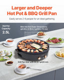 Hot Pot with Grill 1800W 2-in-1 Electric Smokeless Grill and Hot Pot V952-YXDHGHS1550WPJEZ7V3