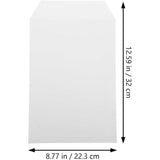 10pcs White Paper File Envelopes for A4 Documents and Small Items Storage V1192-AZ-W-21559