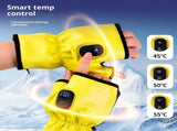 ElectricFingerless Heating Writing Gloves for Students,Hand Warmer for Indoor and Outdoor USB V1192-AZ-W-3674