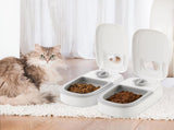 CARLA HOME 2 Meal Automatic Pet Feeder with Timer for Cat & Dog Wet & Dry Food LSB-36309