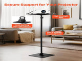 Projector Stand, Projector Floor Stand with Adjustable Height 770 to 1610mm, 360&deg Horizontal V952-LDSTYYZJ187LNN12E001V0