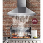 Devanti 1200mm Range Hood 120cm BBQ Commercial Rangehood RH-BBQ-1200