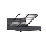 Milano Decor Eden Gas Lift Bed - Dark Grey - Double ABM-10001886