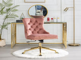 Velvet Home Office Chair- Pink V226-SW1823PK