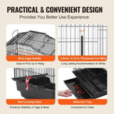 Bird Flight Cage 39 in Hanging Metal Parakeet Cage for Cockatiels Parrot V952-ZMSDXNLL18W1NRKCNV0