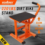 HORUSDY 220Lbs Motorbike Jack Lift Crank Lift Manual Repair Clean Hoist Table V465-86333