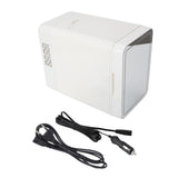 6L Skincare Fridge Dual Use Small Refrigerator with Mirror and LED Touch Light for Bedroom Beauty V1294-YM0901-3113240131412