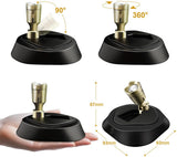 2 Pack Wireless LED Spotlight with Remote and Timer, Battery Powered Indoor Accent Light for V1237-ZY-924-191
