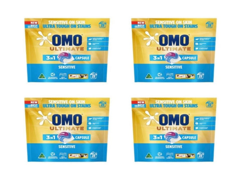 Omo Ultimate 3in1 Sensitive 112 Laundry Capsules OMO-62740231X4_NZ
