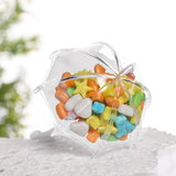 24Pcs Innovative Umbrella Shape Plastic Candy Box Container for Wedding Baby Birthday PartyWhite V1294-YM0901-3115200013914
