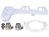 Bathroom Intelligent NonElectric Cold Hot Water Toilet Bidet Sprayer Set with Double Nozzle V1294-YM0901-3112200115613