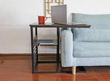 Sofa Side End Table Wooden Shelf Couch Living Nightstand V63-840931