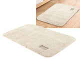 Floor Mat Berber Fleece Water Absorbent NonSlip Carpet Rug for Bathroom Entryway Beige 50x80cm V1294-YM0901-3117200191611