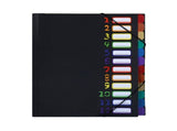 Waterproof Plastic A4 File Organiser Expandable Document Folder 12-pocket Colorful Sections Elastic V1370-AZ4-12951