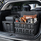 VEVOR Collapsible Storage Bins with Lids, 45L 3 Packs, Folding Plastic Stackable Utility Crates with V952-KZDSLCWXHS45CNF3XV0