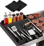 2 Pack Silicone Grill Tool Mat 16 x 11.5 Inch Heat Resistant NonSlip BBQ Utensil Mat, Outdoor V1188-MS-824-002