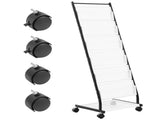 Brochure Display Rack, 6-Tier Magazine Literature Display Stand, Floor Standing Magazine Rack V952-WJZS20LDSJSD639P7V0