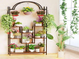 Multi-Layer Plant Stand Large Flower Bonsai Pots Display Rack For Garden Balcony V767-HJ-ZM1627