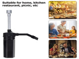 Portable Kit 1-Pack Black Outdoor Smoker for Grilling and Cooking V1366-AZ2-W-17203