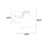 Kids Room Wall Sconce Lighting Fixture, Nordic Modern Indoor Bedroom Bedside Wall Lamp, Macaron V1192-AZ-W-10687