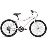 Progear DuraLite 24" Girls 7 Speed Bike - Pearl White V572-PGKD-DL247S-PW