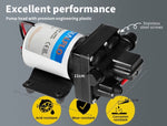 12V Caravan Water Pump High Pressure Self-priming rv Camping Boat 55PSI 11.3L/M V201-SFLO0012BL9AU