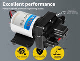 12V Caravan Water Pump High Pressure Self-priming rv Camping Boat 55PSI 11.3L/M V201-SFLO0012BL9AU