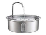 i.Pet 3.2L Cat Water Fountain Pet Feeder Dog Drinking Dispenser 304 Stainless Steel PET-FEEDER-3L-SS