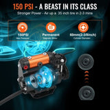 Onboard Compressor Kit 150PSI Offroad Compressor Portable Tire Inflator Heavy Duty 3.5CFM V952-CZKQYSJZLDYBDHPZBV9