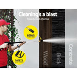 Giantz 4800PSI Petrol High Pressure Cleaner Washer 10HP 20M Hose Gurney WASHER-80C-20M-BK