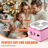 Mini Pottery Wheel Electric Ceramic Wheel Machine 0-320RPM Speed Pink V952-ETLPJMNXWJBSI0YBMV3