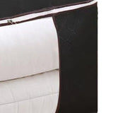 Clothes Storage Bags Fabric Foldable Blanket Storage Container Closet Organizer with Clear Window V1294-YM0901-3117250021324